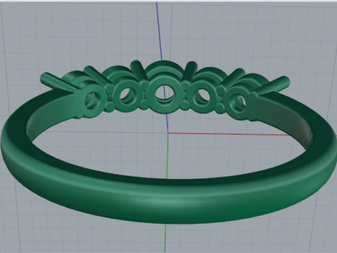 777 Ring 3D Print Model