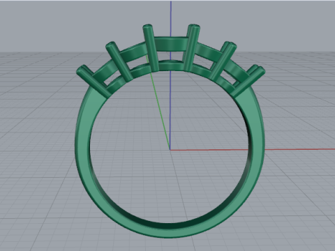 777 Ring Modèles 3D en vedette