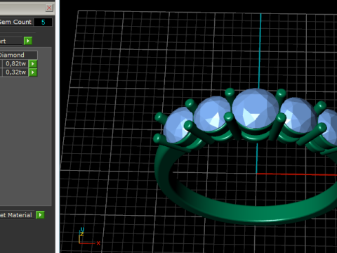 777 Ring Modèles 3D en vedette