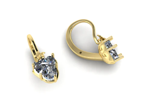 778 イヤリング 3Dプリントモデル