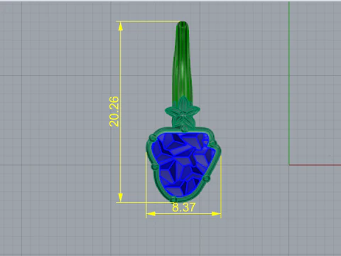 778 Earrings 3D Print Model