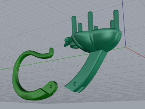 778 Earrings 3D Print Model