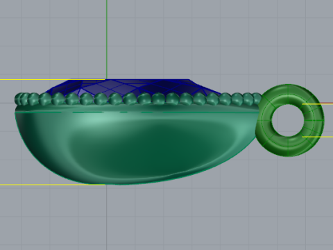 779 Earrings 3D Print Model