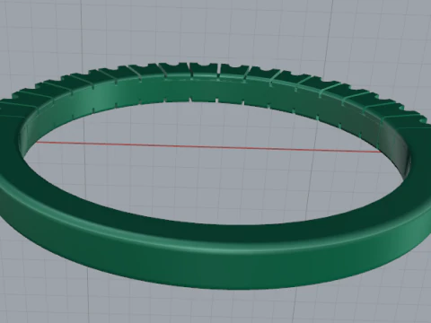 780 Ring 3D Print Model