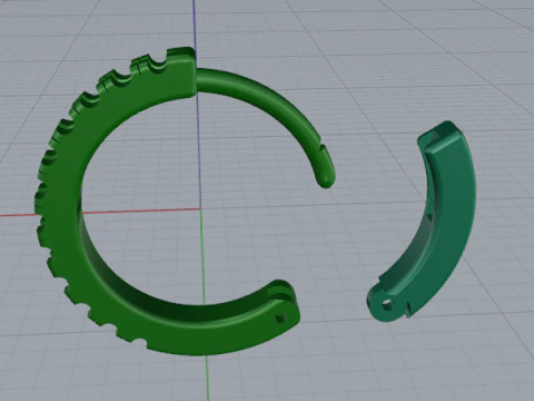 781 Earrings 3D Print Model