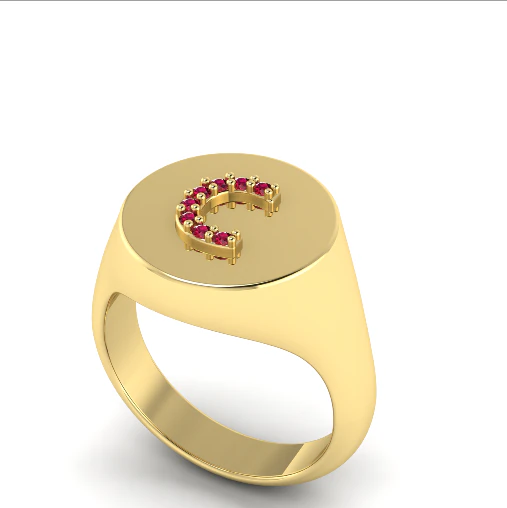 782 Ring 3D Print Model .c4d .max .obj .3ds .fbx .stl .blend 