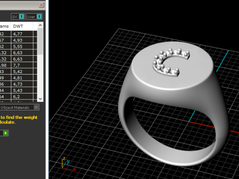 782 Ring 3D Print Model