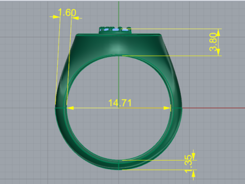 782 Ring 3D Print Model