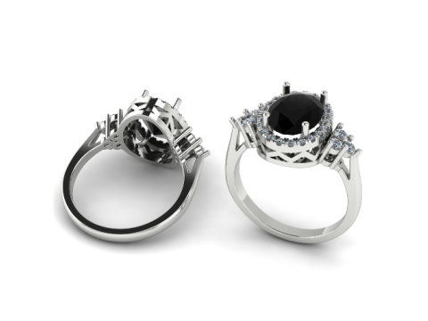 783 Female ring Modello di stampa 3D