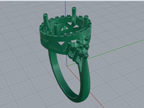 783 Female ring 3D Print Model
