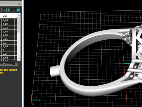 783 Female ring 3D Print Model