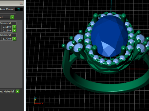783 Female ring 3D Print Model
