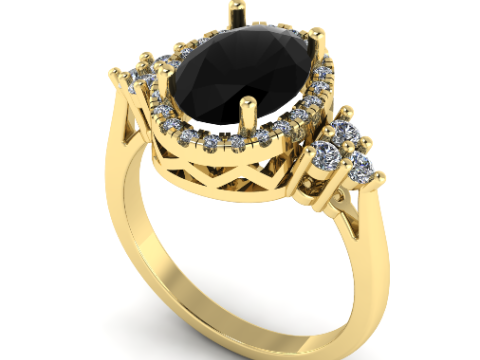 783 Female ring 3D Print Model