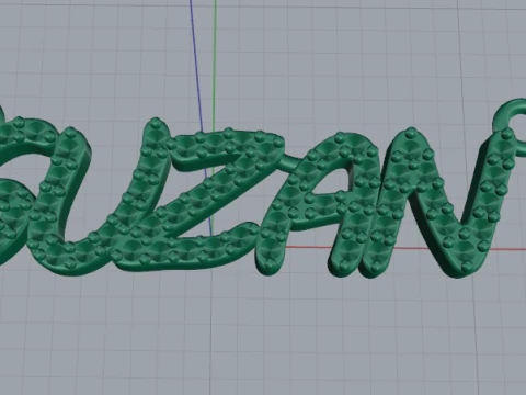 785 Pendant SUZAN 3D Print Model