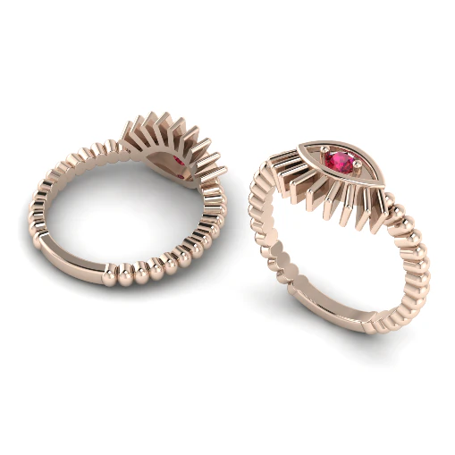 786 Ring eye 3D Print Model .c4d .max .obj .3ds .fbx .stl .blend