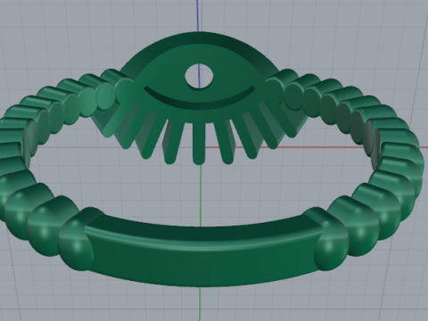 786 Ring eye 3D Print Model