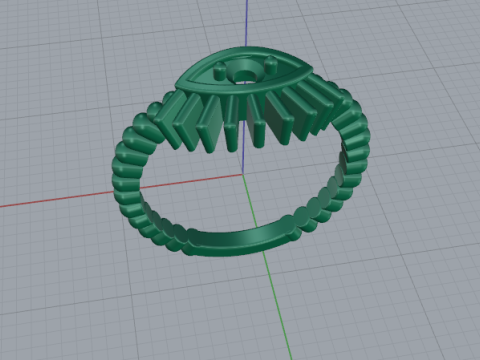786 Ring eye 3D Print Model