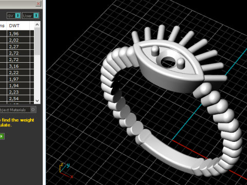 786 Ring eye 3D Print Model