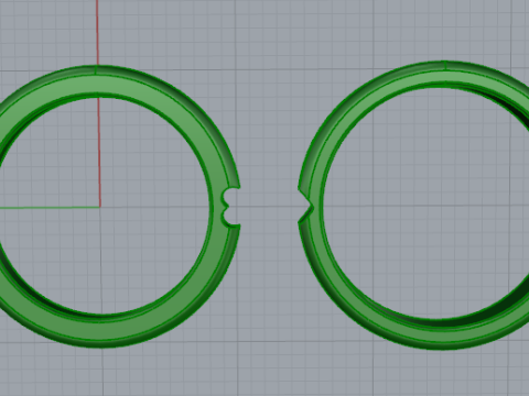 788 Wedding rings 3D Print Model