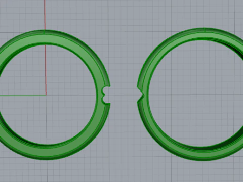 788 Wedding rings 3D Print Model