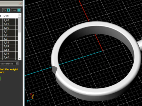 788 Wedding rings 3D Print Model