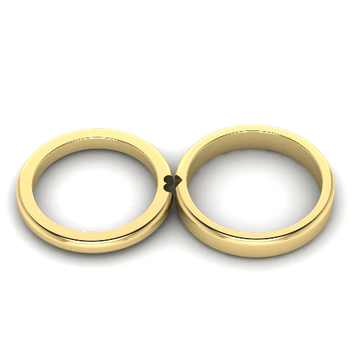788 Wedding rings 3D Print Model .c4d .max .obj .3ds .fbx .stl .blend