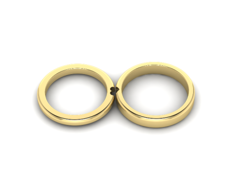 788 Wedding rings 3D Print Model