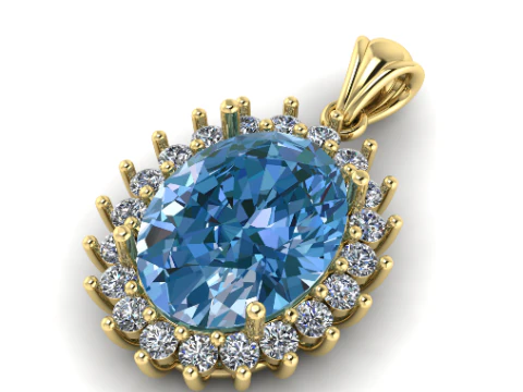 789 Pingente Modelo de Impressão 3D