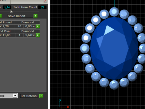 789 Pendant 3Dプリントモデル