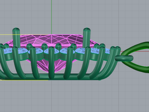 789 Pendant 3Dプリントモデル