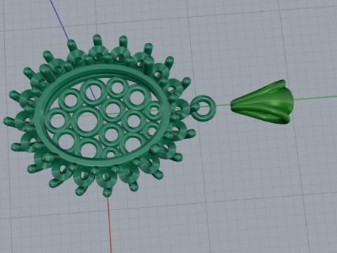 789 Pendant 3Dプリントモデル