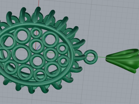 789 Pendant 3Dプリントモデル