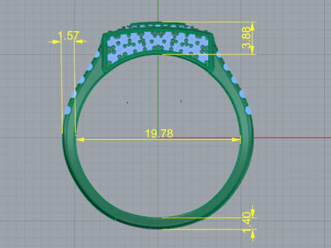 791 Ring 3D Print Model