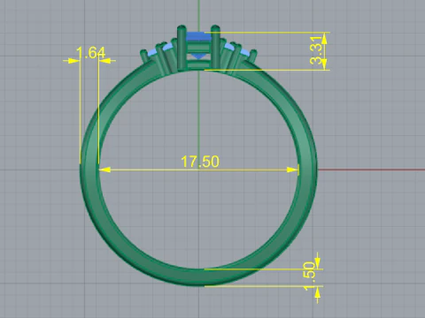 794 Ring 3D Print Model