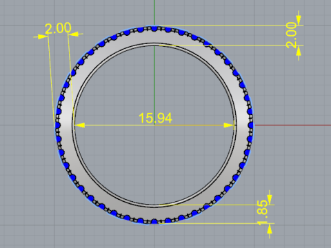 796 Ring 3D 打印模型