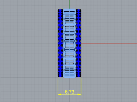 796 Ring 3D Print Model