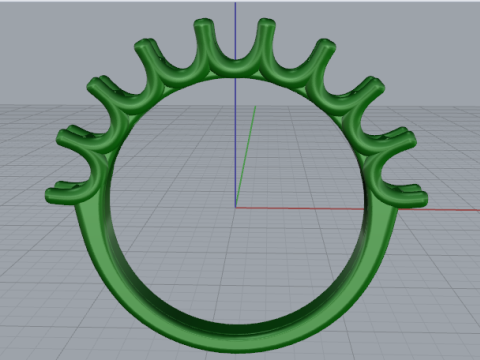 797 Ring 3Dプリントモデル