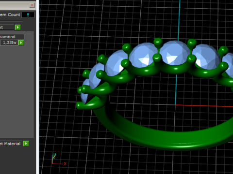 797 Ring 3Dプリントモデル