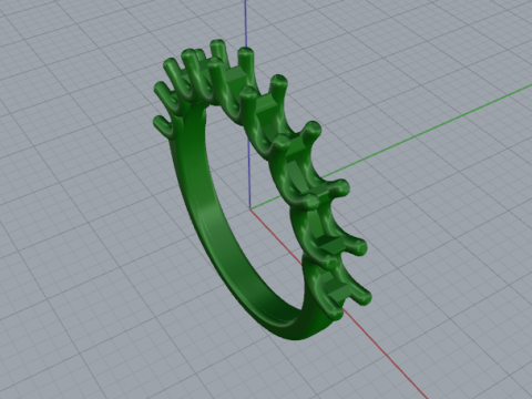 797 Ring 3Dプリントモデル
