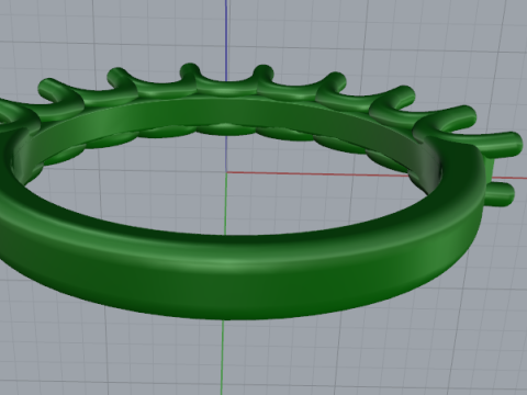 797 Ring 3Dプリントモデル