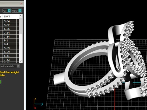 798 Ring with sign 3D Print Model