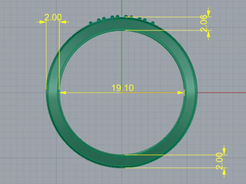 799 Ring 3D Print Model