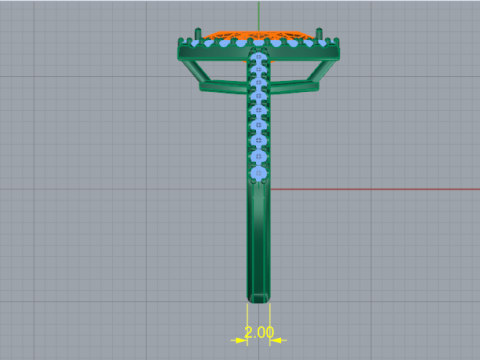 800 Ring 3D Print Model