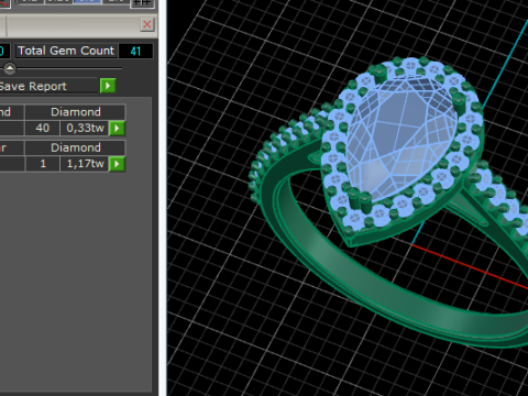 801 Ring 3D Print Model