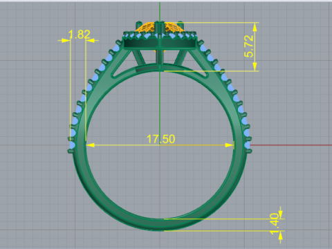 801 Ring 3D Print Model