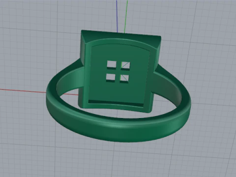802 Ring 3D Print Model