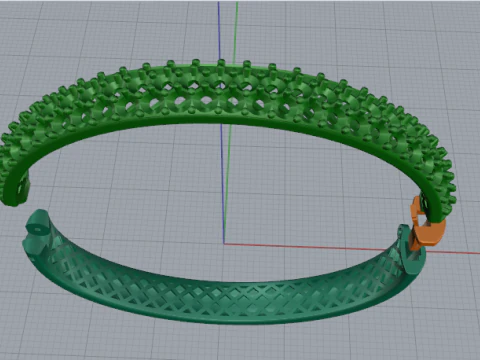 803 Bracelet 3D Print Model