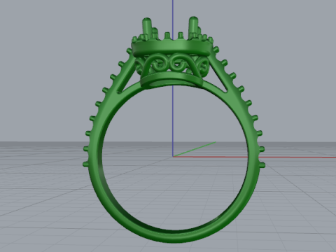 827 Ring Modelo de Impressão 3D