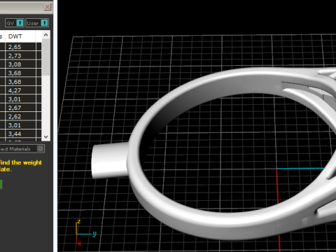 828 Ring Model Cetak 3D