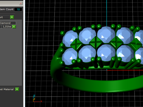 828 Ring Model Cetak 3D